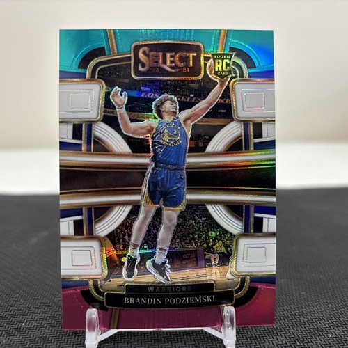 Brandin Podziemski 2023-24 Panini Select Concourse Tri-Color Prizm Rc 47/49