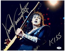 KISS Vinnie Vincent Signed Autographed 11x14 Photo Exact Proof ACOA Witness ITP