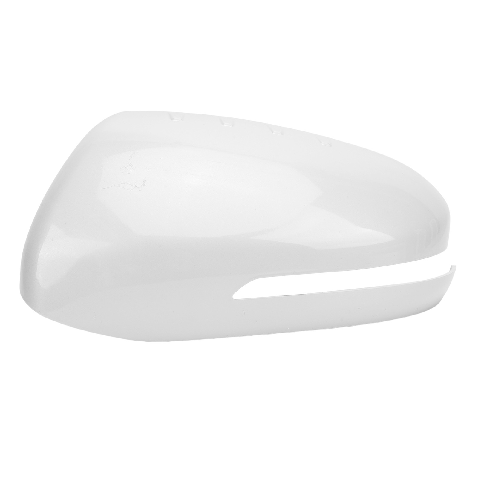 White Left Side Rearview Mirror Cover Weather Proof Exterior Door Mirror Cover