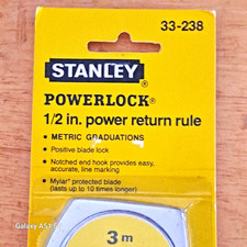 Stanley 33-238 Powerlock 3m Metric Graduations 1/2" Wide Tape Measure FREE SHIP