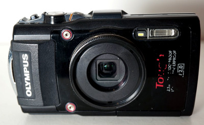 Olympus Stylus Tough TG-3 16.0MP Waterproof Digital Camera ROJA