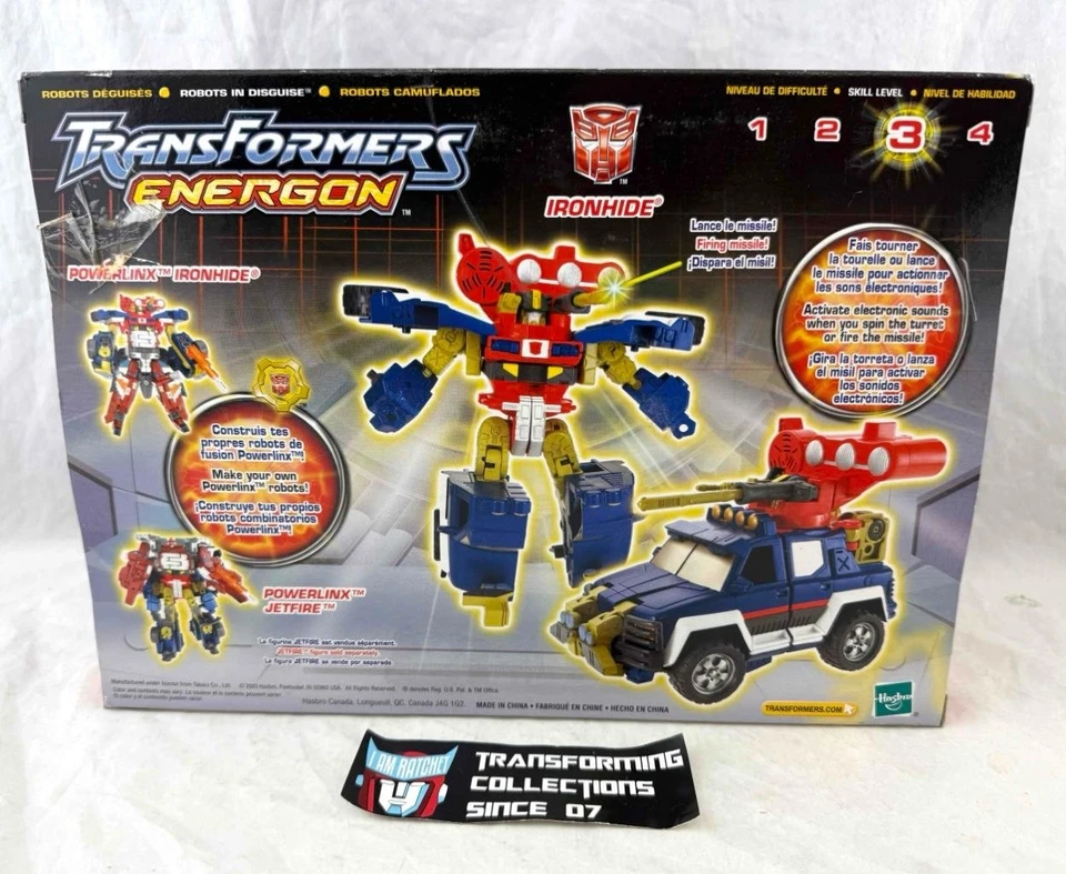 Transformers 2003 Energon Powerlinx Ironhide MISB - Image 2 of 2