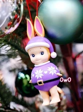 Authentic Sonny Angel Christmas Ornament 2023 Rabbit Mini Doll Toy