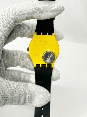 Vintage Swatch Yamaha Racer Watch Model GJ700 Original Band Swiss