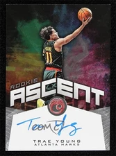 2018-19 Panini Chronicles Rookie Ascent /99 Trae Young #RA-TYG Auto RC