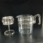 Vintage Pyrex Flameware Glass 6-9 Cup Percolator Coffee Pot NO LID - 7759