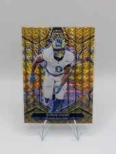 2024 Panini Mosaic - Byron Young #133 Reactive Yellow Mosaic Prizm