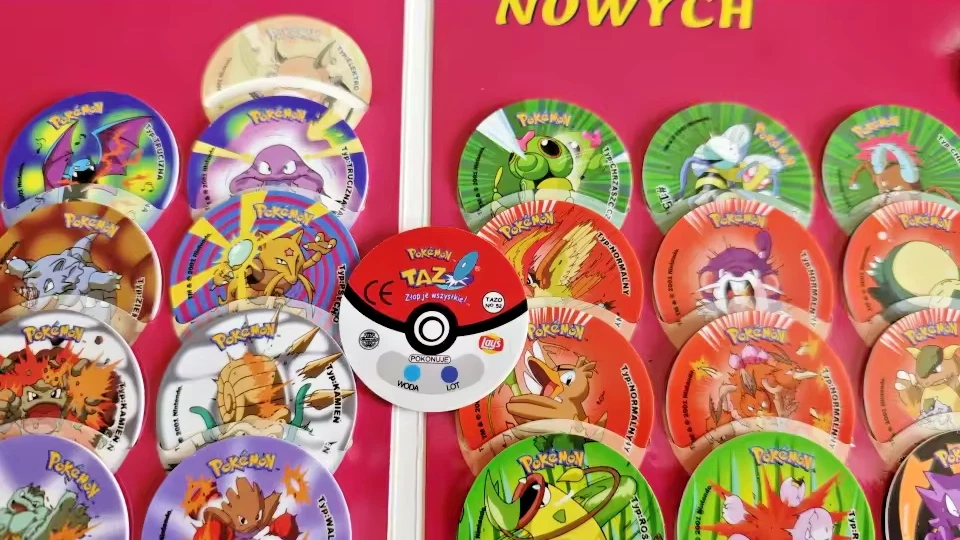 Polish Version Pokemon Tazos Set 2 (Complete 50/50) + Album (See the photos) - Image 3 of 3