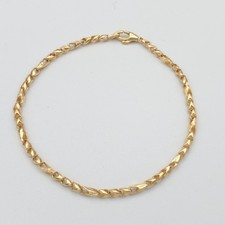 585 Gold Damen Armband 19cm Fantasie Franco D...