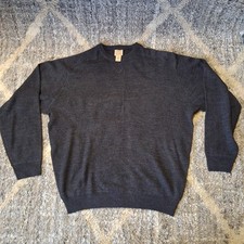 Jos A Bank Sweater Navy Blue Men's Size XXL Casual Merino Wool Blend