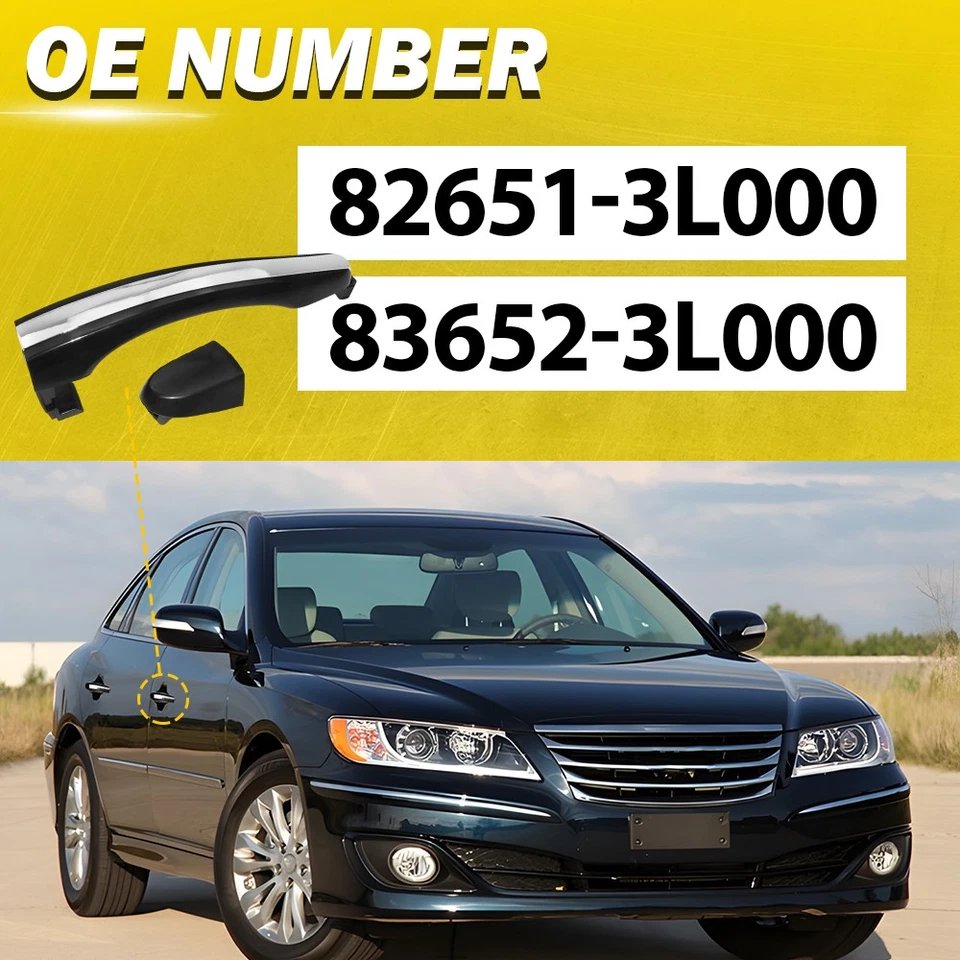 Manija de puerta exterior delantera derecha para Hyundai Azera 2006-2010 2011 Foto 3 de 4