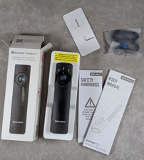 Olight Arkfeld Pro Flashlight UV Light Green Laser Pointer Complete w/ Box