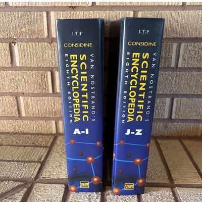 Van Nostrand's Scientific Encyclopedia 8th Edition 2 Vol Set 1995 EUC