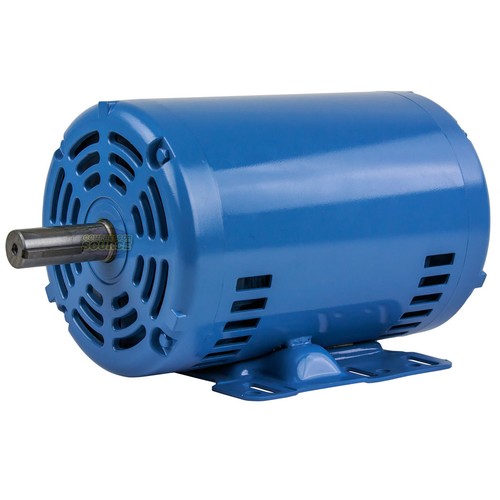 2 HP 3 Phase Electric Motor 1800 RPM 145T Frame ODP Open Drip Proof 230/460V - Picture 3 of 8