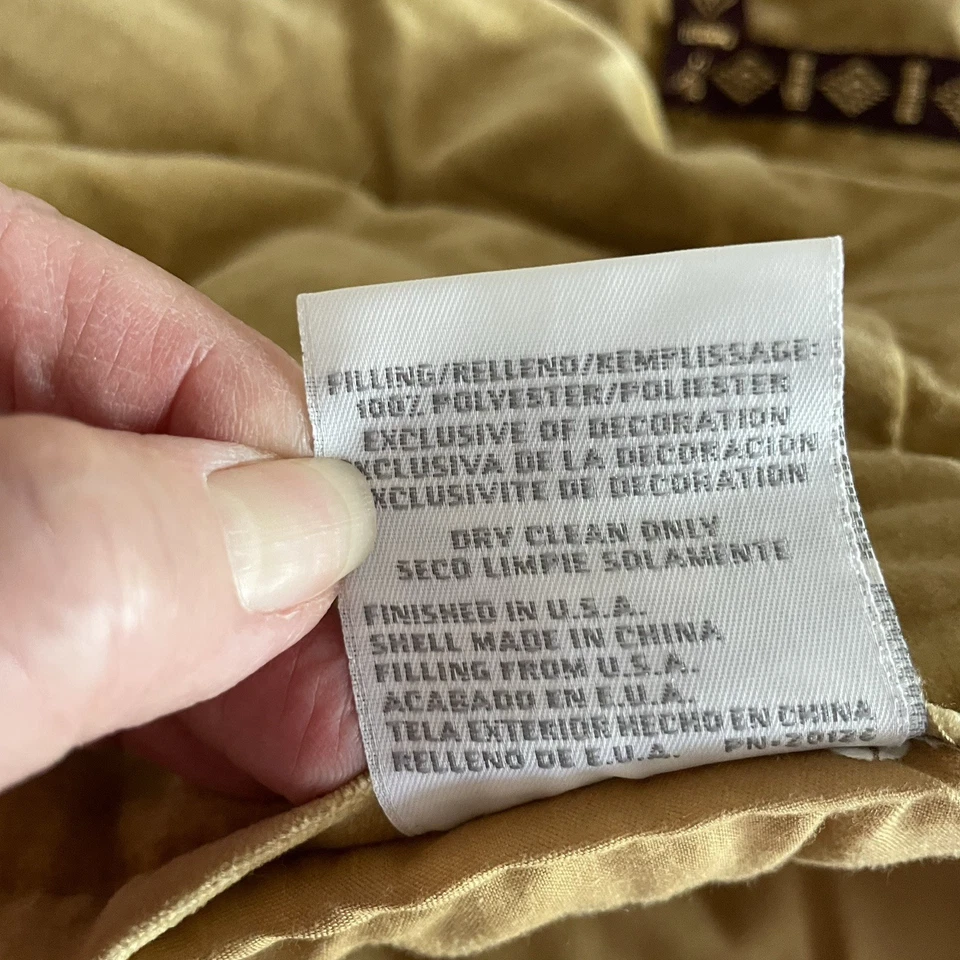 Croscill Imperial Empress King Comforter Shams Burgundy Gold Brocade Regency - Image 3 of 4