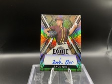 2023 Leaf Exotic Zack Qin #BA-ZQ1 Snake Prismatic /10 (AU, RC)