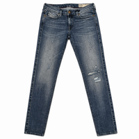 Diesel Gracey Damen Jeans W25 L30 Blau Super Slim Skinny Low Waist