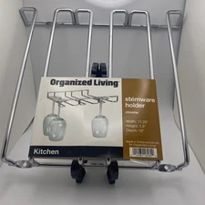 Under Cabinet Wine Glass Holder 