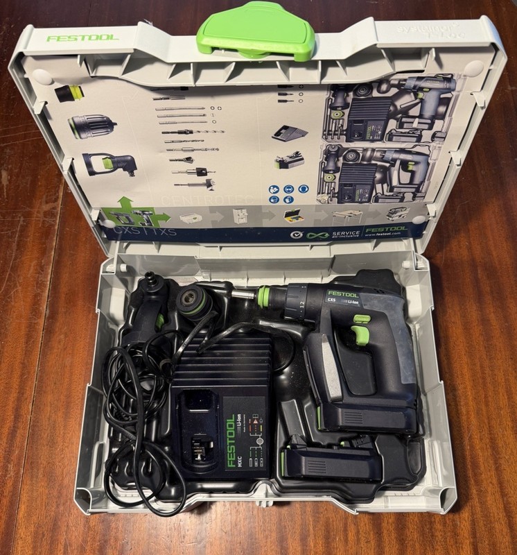 Festool 718905 CXS Li 2, 6-Set 10.8V Cordless Drill Tested! Works Great!