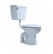 lesico Atlas Low Level Toilet WC Pan Lever cistern soft close seat S Trap