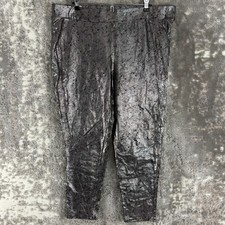 Torrid Plus Size 3X Stretch Casial Flat Front Legging Pants Gray Pull On