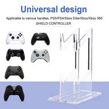 Dual Game Controller Stand Acrylic Storage Rack Headset Holder for PS4 PS3 Xbox
