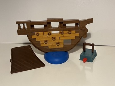 Angry Birds Go! Piratenschiff Schwein Angriff Spiel Jenga Hasbro TEILE