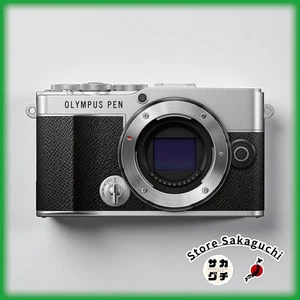 Olympus PEN E-P7 Mirrorless Camera Body Only Silver Black 20MP 5-Axis IBIS 4K