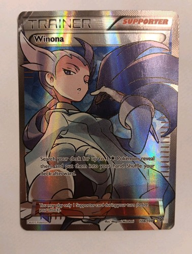 Winona 108/108 Roaring Skies Ultra Rare Full Art Holo✨️ Pokémon TCG 2015