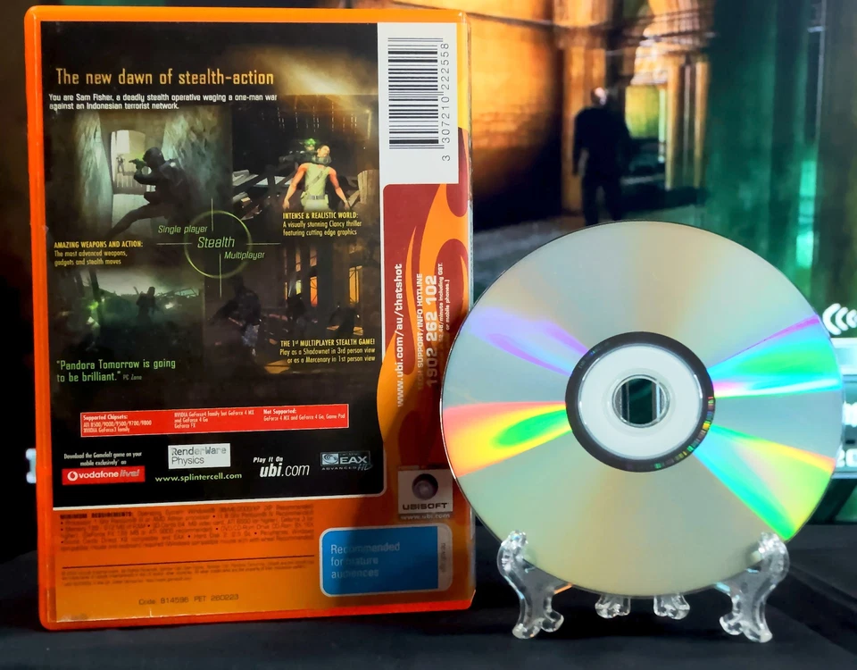 Tom Clancy's Splinter Cell Pandora Tomorrow Retro PC Game That's Hot Ed [Tested] - Image 2 of 3