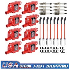 8 Uf413 High Performance Ignition Coil Spark Plug Wire For Chevy Gmc 5.3l 6.2l 8 Uf413 High Performance Ignition Coil Spark Plug Wire For Chevy Gmc 5.3l 6.2l