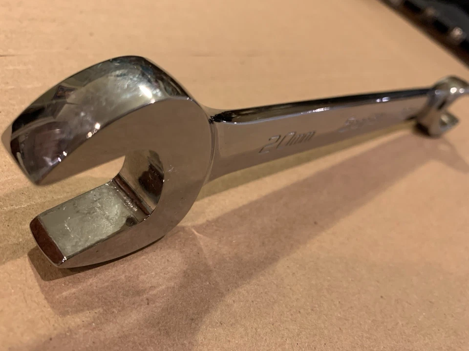 Llave combinada de tuerca acampanada de extremo abierto Snap On RXSM20B 20 mm. Estado nuevo Foto 4 de 4