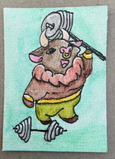 ACEO Original Art Card 