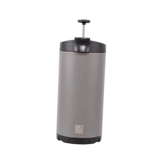 by Planetary Design Steel Toe 3.0 Travel Coffee Press - Brew 20 Storm Gray
