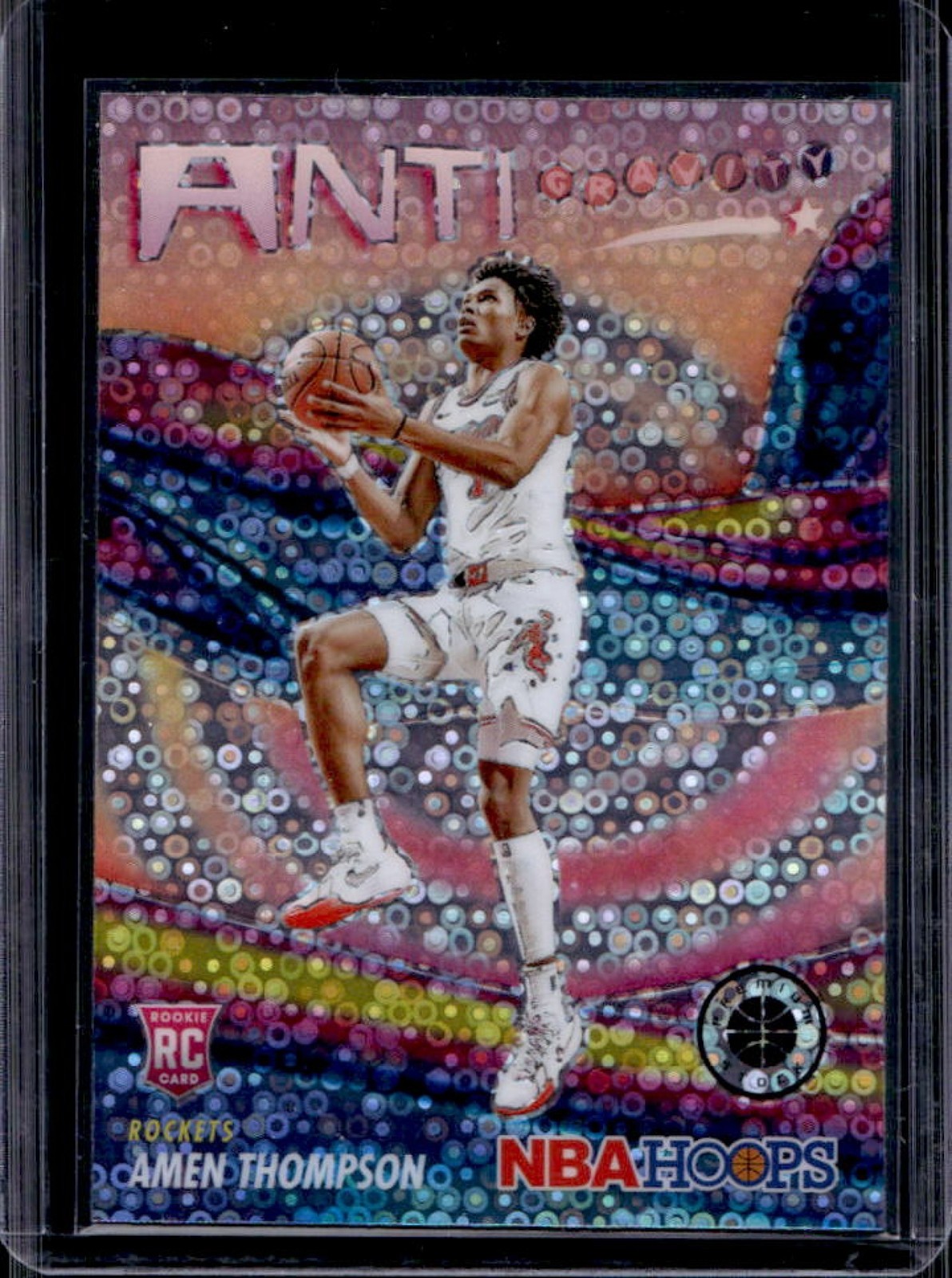2023-24 Panini Hoops Premium Stock Amen Thompson Anti Gravity RC Disco Prizm #16