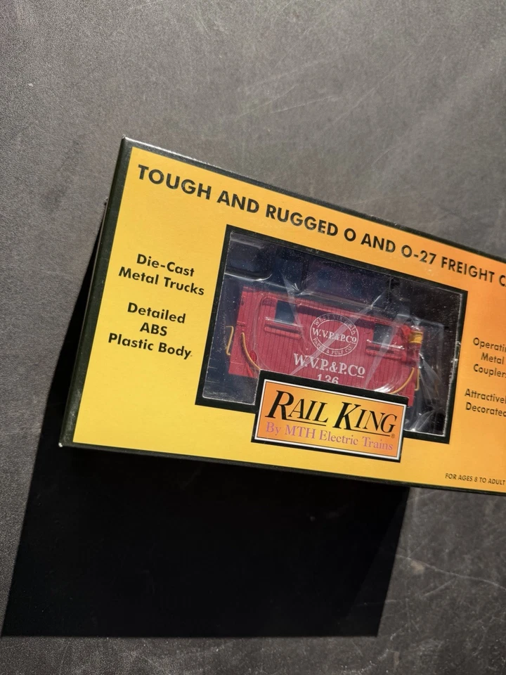 MTH (RAILKING SCALE) WEST VIRGINIA PULP & PAPER BOBBER CABOOSE 30-7770! O 5C - Image 3 of 4