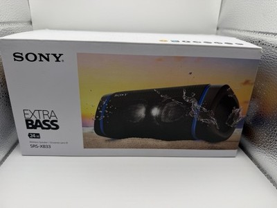 Sony SRS-XB33 Black Party Lights Portable Wireless Bluetooth Speaker