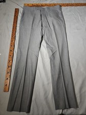 Banana Republic Pants Mens 32x34 Gray Wool Tailor Slim Fit Chino Preppy Trousers