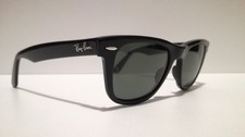 VINTAGE B&L RAY BAN WAYFARER USA BLACK SMALL 46 mm.