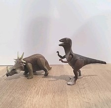 Vintage 87 Tyco Dino Riders Deinonychus Raptor Styracosauras Dinosaur See Desc.