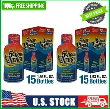 2 PACK 5-hour ENERGY Shot, Regular Strength, Berry, 15 Count