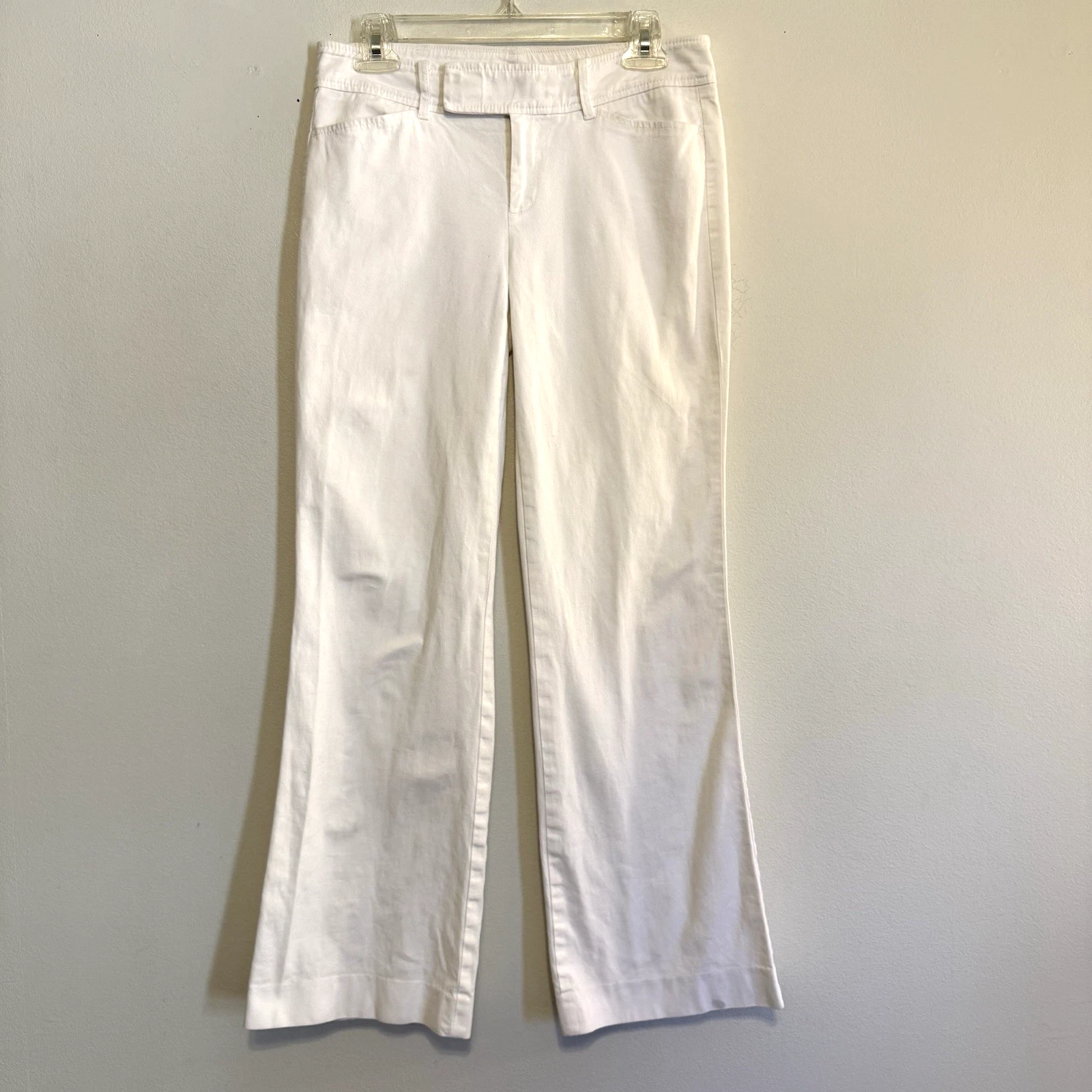 Lilly Pulitzer Palm Beach Fit Pants Women 4 White Comfort Stretch Casual