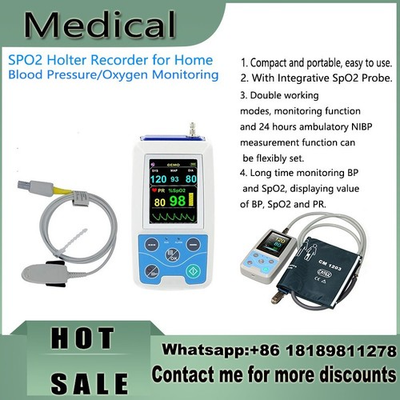 #ad #ad 24 Hours NIBP Monitor Holter Recorder: PM50 with SPO2 Function US Seller $185.00