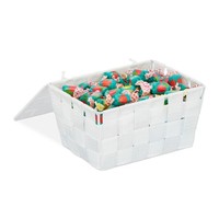 Aufbewahrungskorb Aufbewahrungsbox Badkorb Flechtkorb Badezimmer-Organizer