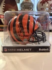 Boomer Esiason Signed Cincinnati Bengals Riddell  VSR4 Mini Helmet NFL Licensed