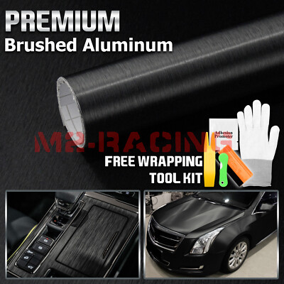 VViViD® XPO Gunmetal Grey Brushed Metallic Steel Vinyl Wrap