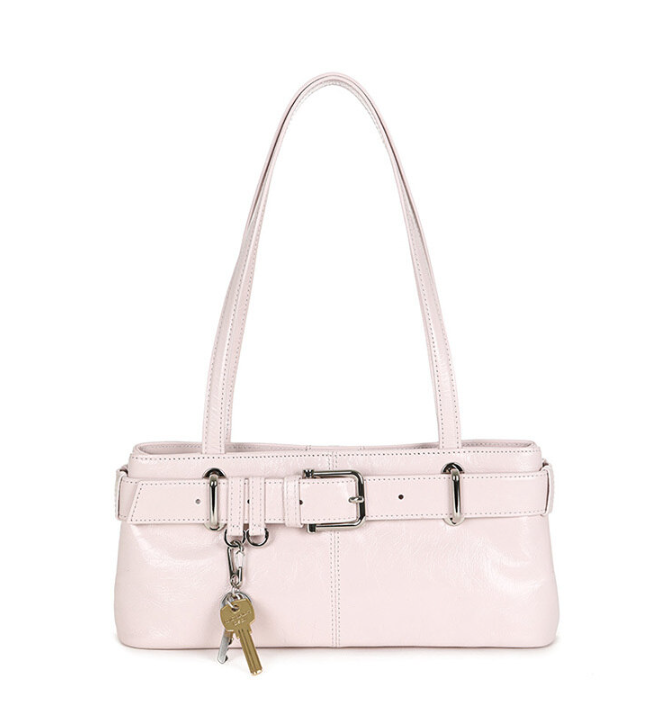 OSOI SHOULDER BROCLE MINI [STONE DUSTY PINK] 100% Authentic
