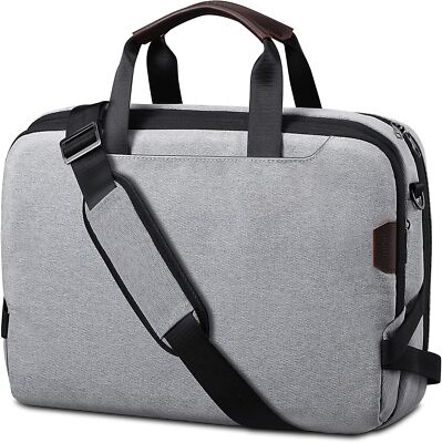 SITHON Umhängetasche für Laptop Grau 41 x 28 x 11 cm