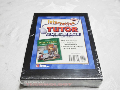 INTERACTIVE TUTOR: (SELF ASSESSMENT SOFTWARE)-(GLENCOE WRITER'S CHOICE) - Picture 2 of 4
