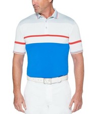 Callaway Opti-Dri Men's Color Block Golf Polo CGKS9042GG - Gray Dawn Size XL
